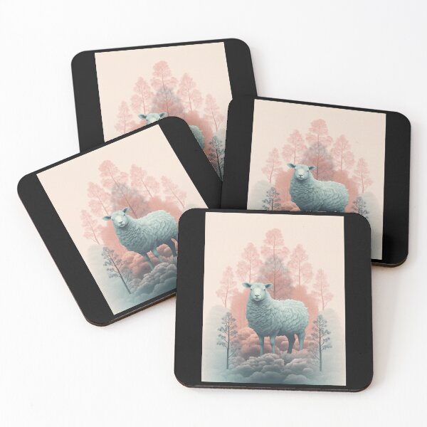 Item preview, Sheep In The Dim Forest designed and sold by SallieIrma.