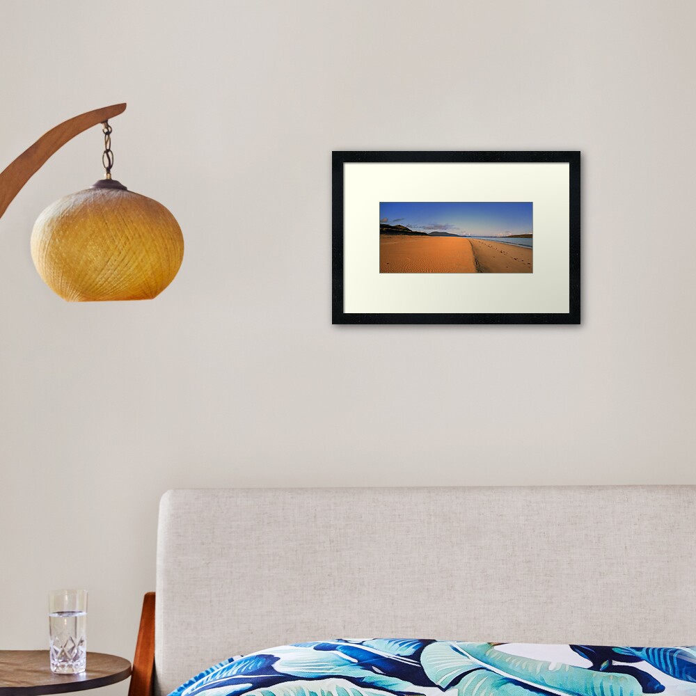 Luskentyre Beach Framed Art Print