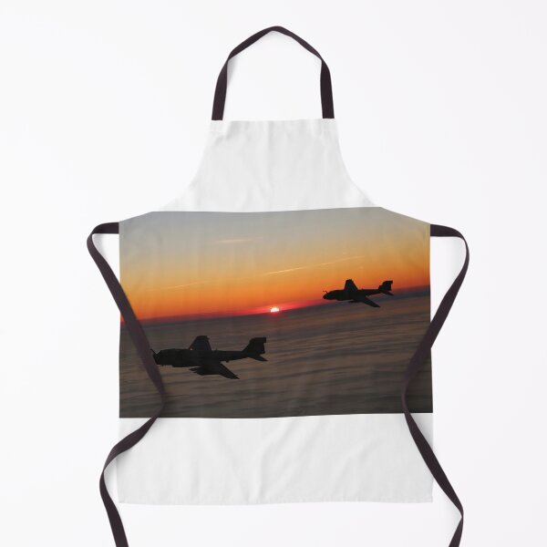 Item preview, STK109377M-Two EA-6B Prowlers are silhouetted by a setting sun. designed and sold by StocktrekImages.
