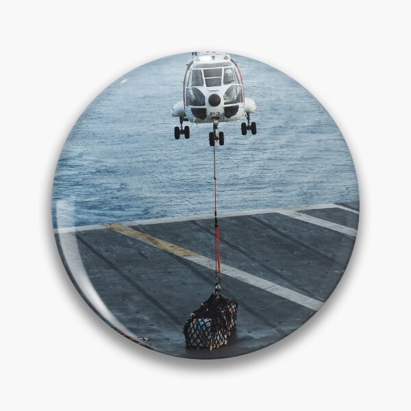 Item preview, STK109449M-An SA 330 Puma helicopter transports supplies to USS Theodore Roosevelt. designed and sold by StocktrekImages.
