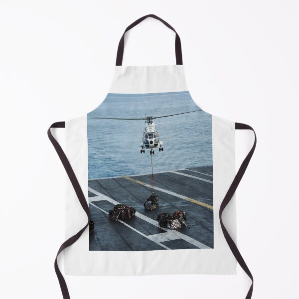 Item preview, STK109449M-An SA 330 Puma helicopter transports supplies to USS Theodore Roosevelt. designed and sold by StocktrekImages.
