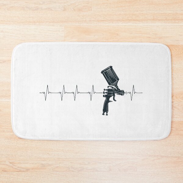 Item preview, Spray Gun Heartbeat - Auto Body Painting EKG Pulse Line for Car painters and Spray Painting lovers designed and sold by venomousvector.