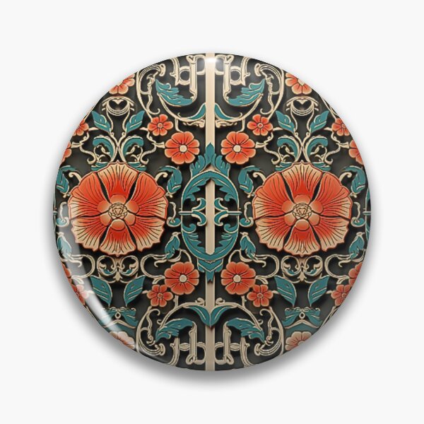 Item preview, A pair of flowers Korean classic  patterns  designed and sold by beatriceJHS.