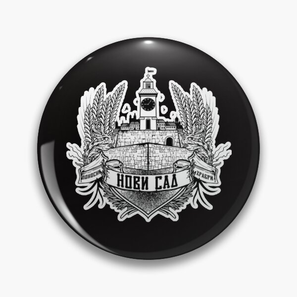 Item preview, city of Novi Sad old school coat of arms Serbia designed and sold by Ratatatts.
