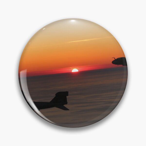 Item preview, STK109377M-Two EA-6B Prowlers are silhouetted by a setting sun. designed and sold by StocktrekImages.