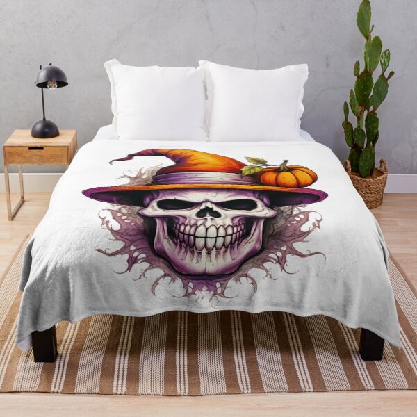 Item preview, Creepy Halloween Skull designed and sold by ZenEvoke.
