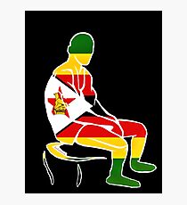 Custom Stencil Man - Zimbabwe Photographic Print