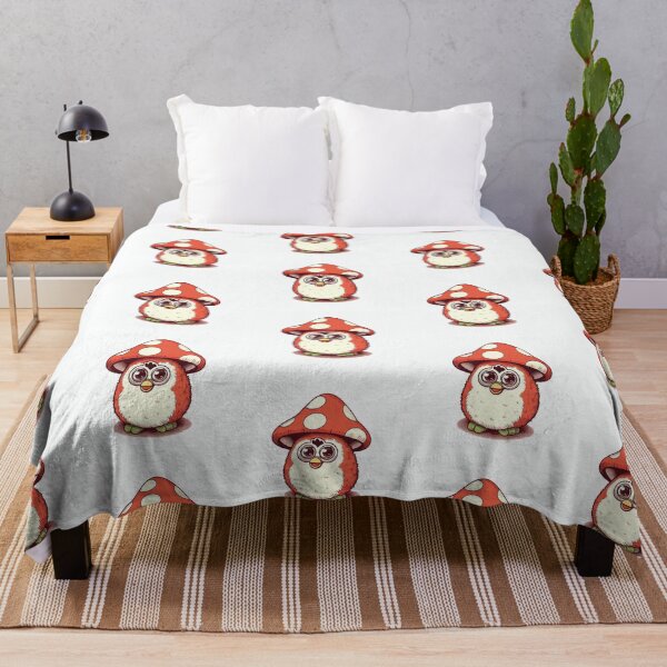 Item preview, retro mushroom furby designed and sold by thebennington12.