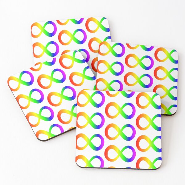 Item preview, Rainbow Infinity Autism Pride Neurodiverse  designed and sold by DoNoHarm.