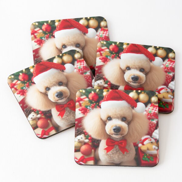 Item preview, Poodle Christmas,  designed and sold by fatbanana.