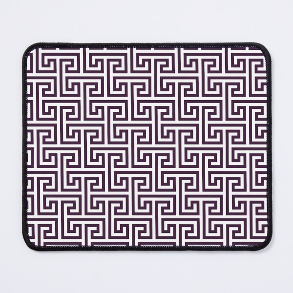 Item preview, Geometric Pattern: Key Bridge Interlock Negative: Yolanda Dark Plum designed and sold by Red Wolf.