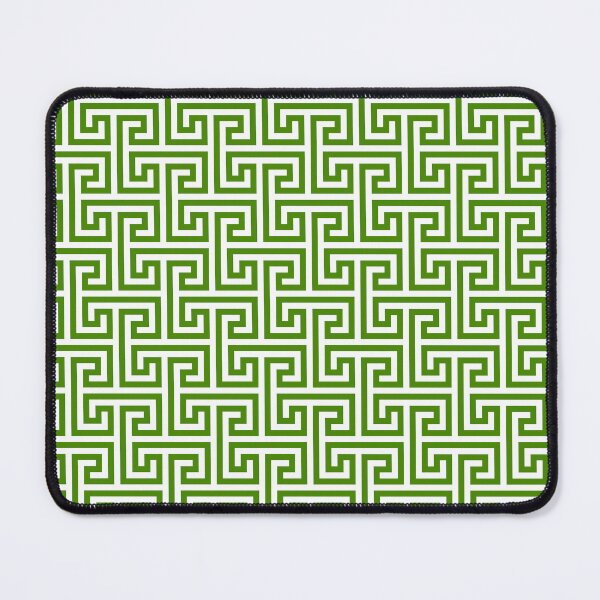 Item preview, Geometric Pattern: Key Bridge Interlock Negative: Yolanda Scheele's Green designed and sold by Red Wolf.