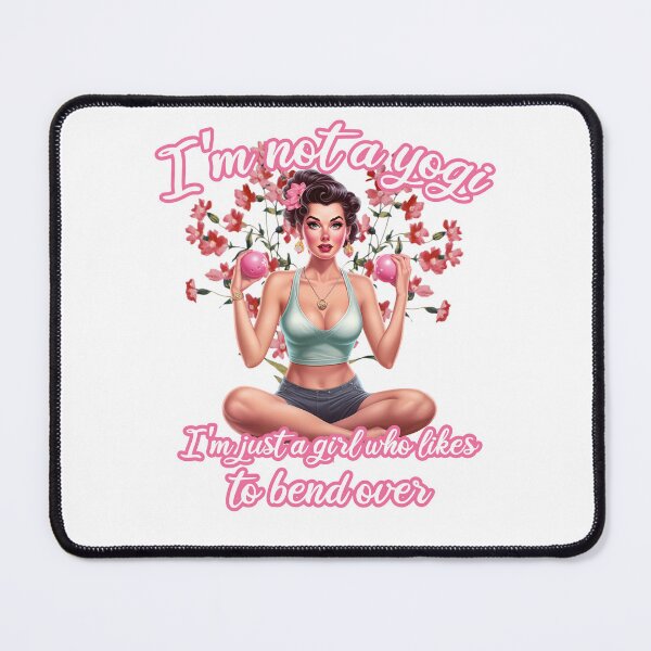 Item preview, Yoga Girl Unveiled: Bending over with Bliss and Style designed and sold by Animal-ink.
