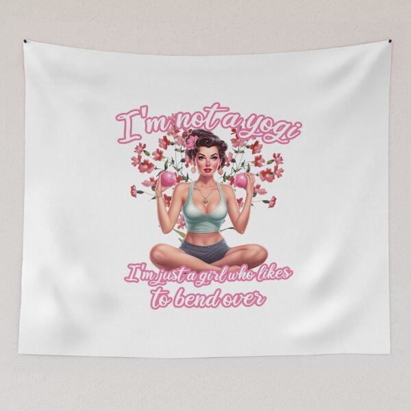 Item preview, Yoga Girl Unveiled: Bending over with Bliss and Style designed and sold by Animal-ink.
