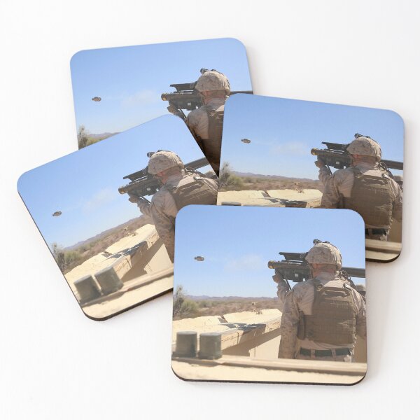 Item preview, STK109357M-U.S. Marines shooting the FIM-92 Stinger Missile. designed and sold by StocktrekImages.