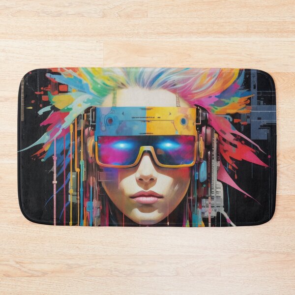 Item preview, The Netrunner - Cyberpunk Art | Anime Retro Aesthetic designed and sold by AeonAcademy.