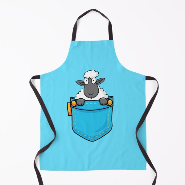 Item preview, cute sheep in pocket designed and sold by yaZzaboy.