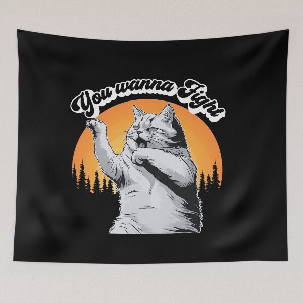 Item preview, You wanna fight cat designed and sold by MacLis.