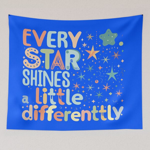 Item preview, Every star shines a little differently designed and sold by Stickboutique.