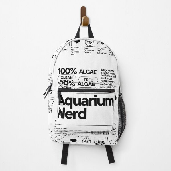 Item preview, Aquarium Nerd Nutritional label designed and sold by YellowHouseTee.