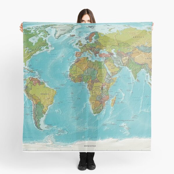 Map Scarf