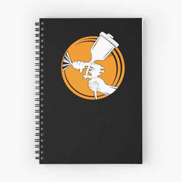 Item preview, Paint Spray Gun in Hand - Auto Body Painter round design for Car painters and Vehicle Painting Lovers designed and sold by venomousvector.
