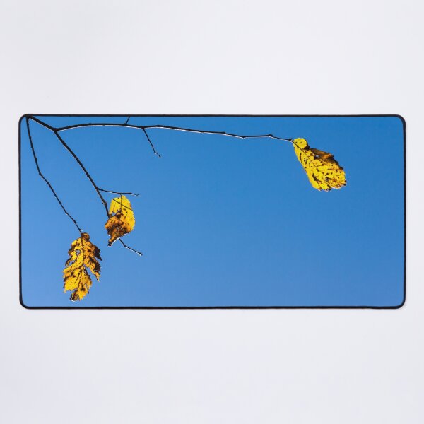 Item preview, Only Three Leafs Left - Last Vestiges of Autumn designed and sold by Georgia Mizuleva.