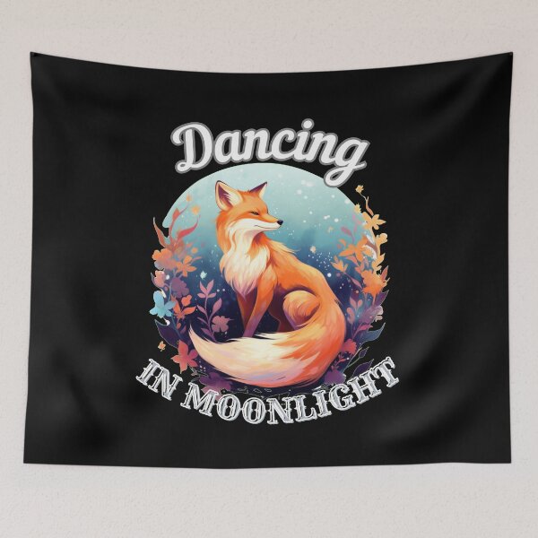 Item preview, Dancing In Moonlight. cool fox designed and sold by FoxVibes.