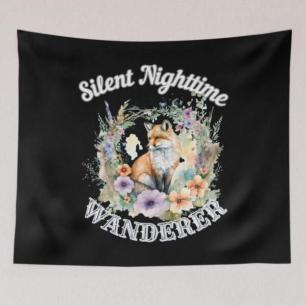 Item preview, Silent Nighttime Wanderer. fox boho designed and sold by FoxVibes.