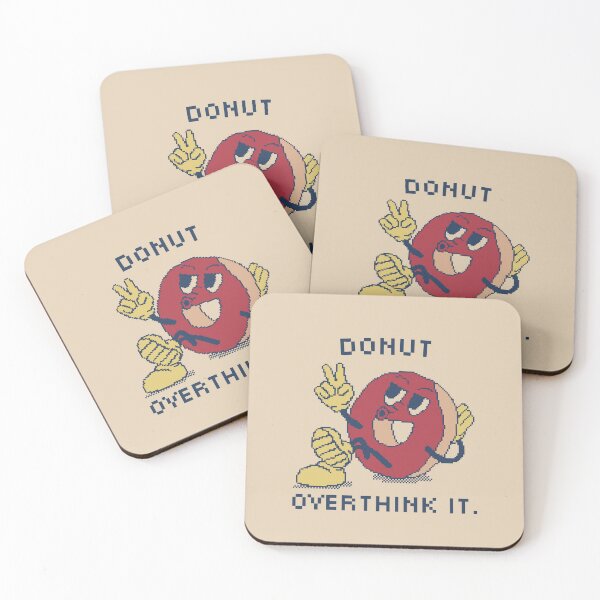 Item preview, Donut Overthink It. designed and sold by pxlboy.