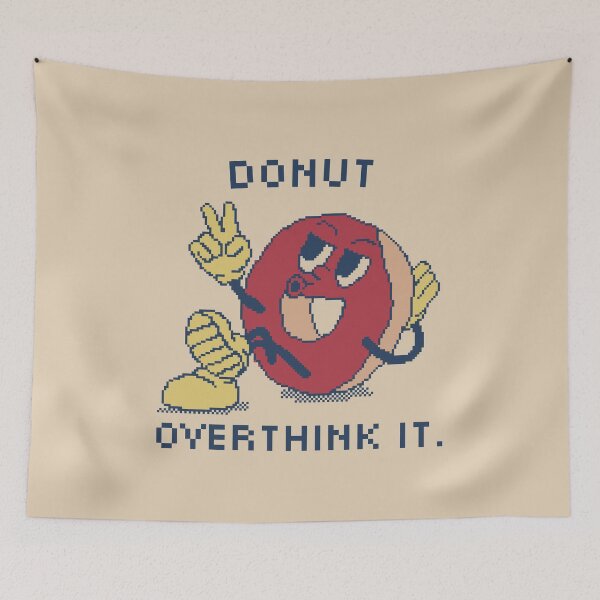 Item preview, Donut Overthink It. designed and sold by pxlboy.