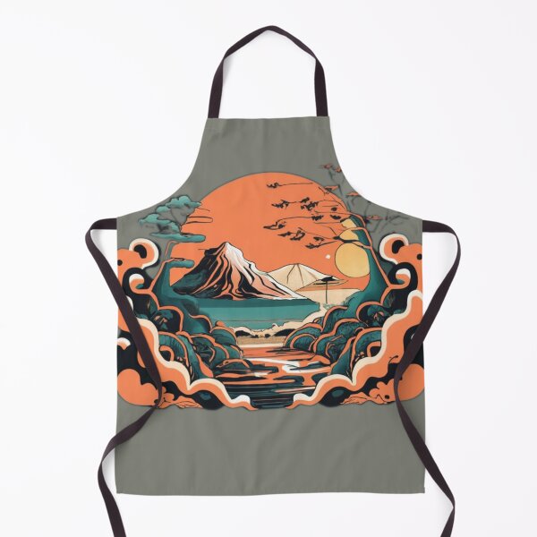 Item preview, Japanese style sunset 1 designed and sold by rayo-art.