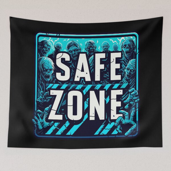 Item preview, Zombie apocalypse Safe zone  designed and sold by TomFrontierArt.