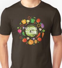 Vegan Team, Vegetarian, Veggie, Lovers, Gift, T-shirt Unisex T-Shirt