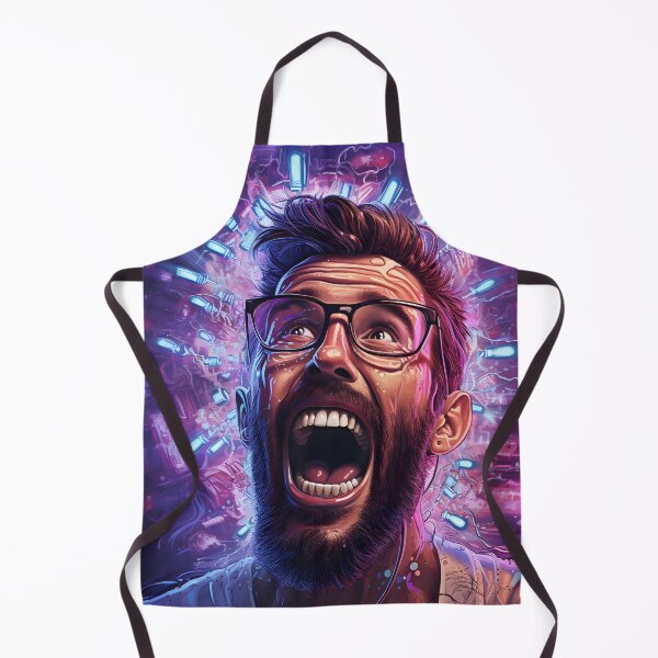 Item preview, Technologically surprised man designed and sold by Quijote-.