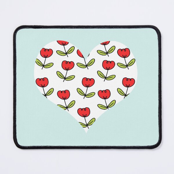 Item preview, Red Floral Heart designed and sold by moonlovedesigns.