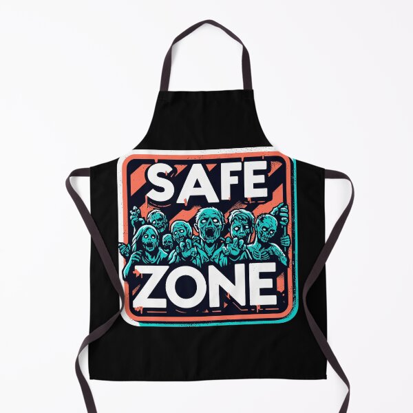 Item preview, Zombie apocalypse Safe zone Retro designed and sold by TomFrontierArt.