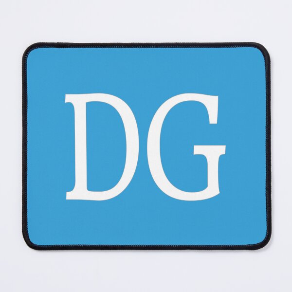 Item preview, DG Initials Monogram Elegant White Letters designed and sold by Jeallan Designs.