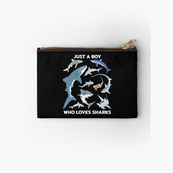 Item preview, Just a boy who loves Sharks Whale Shark Hammerhead Mako Shark designed and sold by NicGrayGraphic.