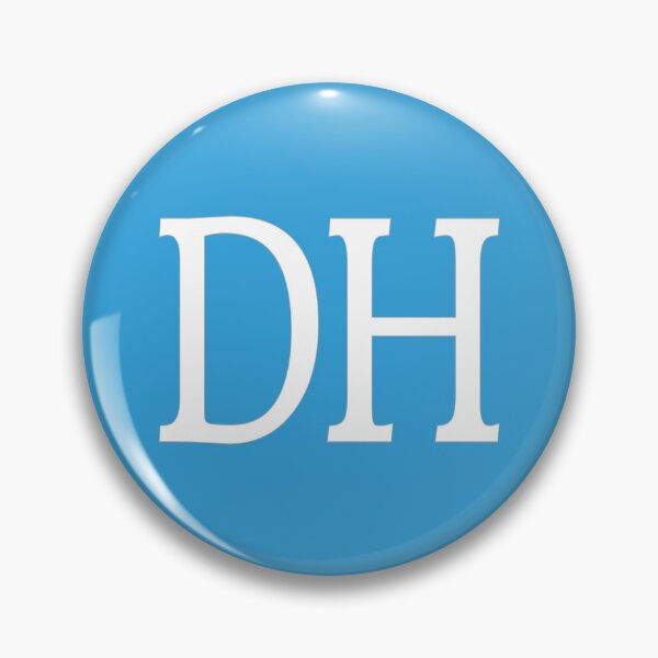 Item preview, DH Initials Monogram Elegant White Letters designed and sold by Jeallan Designs.