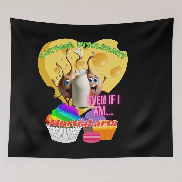Item preview, LACTOSE INTOLERANT EVEN IF I AM martial arts designed and sold by carlos crane.