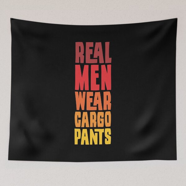 Item preview, Real Men Wear Cargo Pants 2 - Funny designed and sold by Vector-Artist.