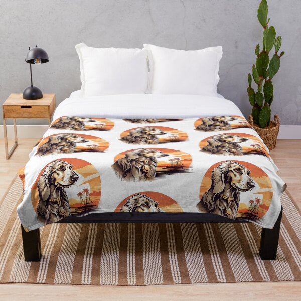 Item preview, Gazing Beyond: Afghan Hound in the Sunset designed and sold by Fenomena Designs.