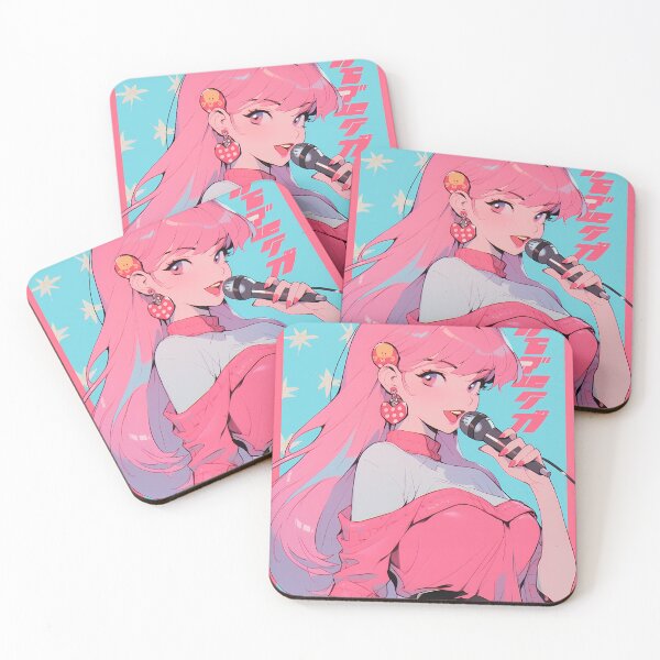 Item preview, Bubblegum Pink, City Pop retro anime girl designed and sold by octoboobs.