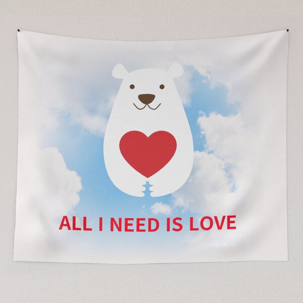 Item preview, ALL I NEED IS LOVE designed and sold by zzzozzo.