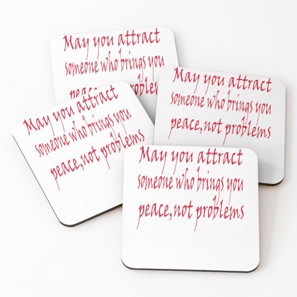 Item preview, May you attract someone who brings you peace,not problems designed and sold by stylechoc.