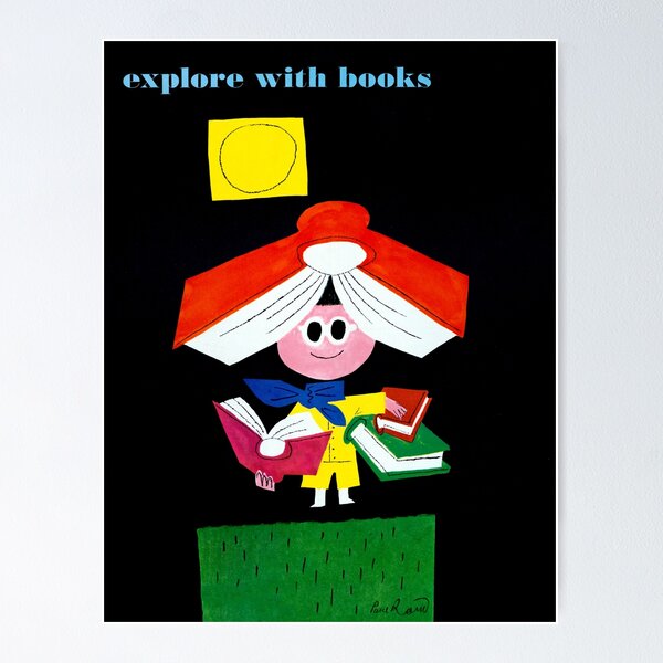 Item preview, Explore With Books! Paul Rand designed and sold by RocketshipRetro.