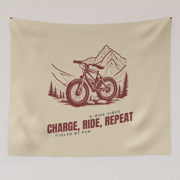 Item preview, Charge, ride, repeat - Dirt biking - Gravel biking - E biking - Electric bike - ebikes - Electric bicycle designed and sold by JansenGS.