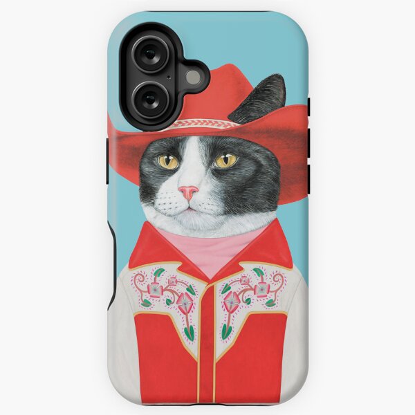 Item preview, Tuxedo Cat Cowboy designed and sold by AnimalCrew.