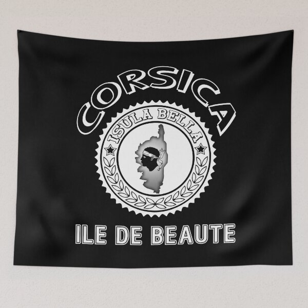 Item preview, Corsica Ile De Beaute Corsica Map Isula Bella Corse France France Corsica designed and sold by Trenddesigns24.